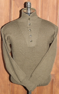 Scarce WWII G1 High-Neck Sweater in Very Nice Condition. Approximately Size 40