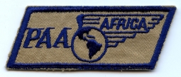 Early WWII Pan Am Airways PAA Africa Ferry Pilot Uniform Pocket Patch in Dark Blue