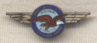 WWII Pratt & Whitney Missouri 6 Months' Attendance Award Pin (Missouri)