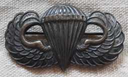 Ext. Rare WWII Australian MadeUS Army Paratrooper Wing Badge by S. S. Ltd.
