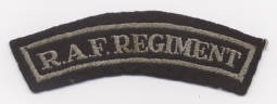 WWII Royal Air Force (RAF) Regiment Shoulder Flash