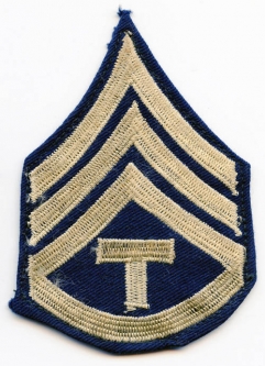 WWII US Army Rank Stripes for Technician Third Grade