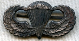 Rare WWII US Army Paratrooper Wing, Aussie-Made by Angus & Coote