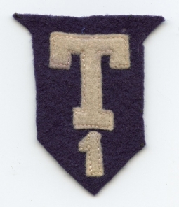 WWII US Coast Guard Temporary Reserve 1st District Patch