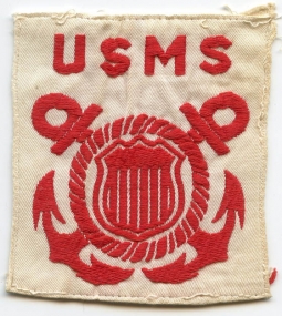 WWII US Maritime Service (USMS) Patch