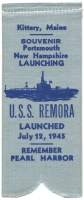 WWII Submarine Launch Ribbon for the USS Remora (SS-487)