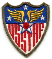 WWII US Strategic Air Force (USSTAF) Patch Thick Lettering Variation