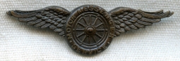 WWI US Women's Motor Messenger Service Wing Badge