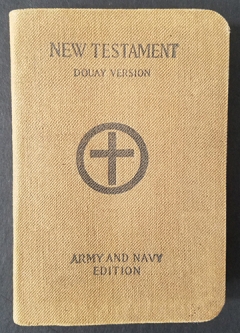 World War I New Testament Douay Version Army and Navy (Doughboy) Edition Bible