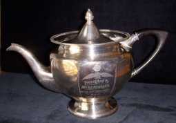 WWI Royal Air Force RAF Presentation Teapot from Squadron 51 to Mrs. H.E. Newman