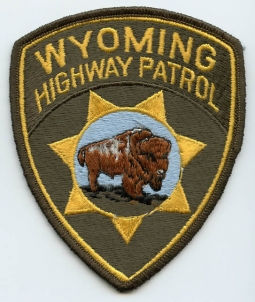 1980's Wyoming Highway Patrol Uniform Patch