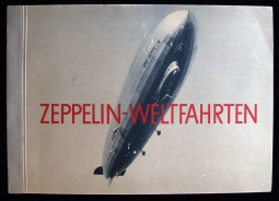 Rare 1932 "Zeppelin Weltfahrten" I LZ-127 Graf Zeppelin Photo Album History with Cover