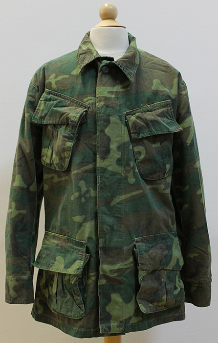 1970 Dated US Army ERDL Rip-Stop Cammo Jungle Jacket Size Extra Small ...