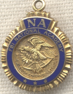 10 Karat Gold FBI National Academy Charm/Fob