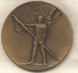 1932 Xth Olympiad, Los Angeles, CA, Participant Medal