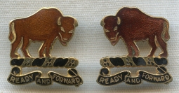 Pair of Facing 1960s US Army 10th Cavalry Regiment DIs