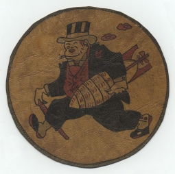 Early WWII CBI-Made 11th Bomb Squadron, 341 Bomb Group, 14th AF Jacket Patch