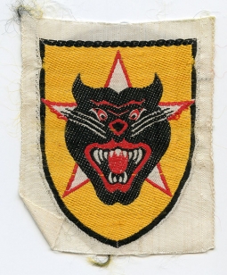 Viet Nam War 1960's ARVN Ranger Units Shoulder Patch in Bevo Weave