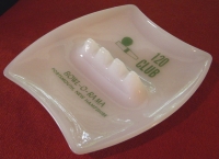 Great 1960s Bowl-O-Rama Portsmouth NH 120 Club Mid Century Style Ash Tray