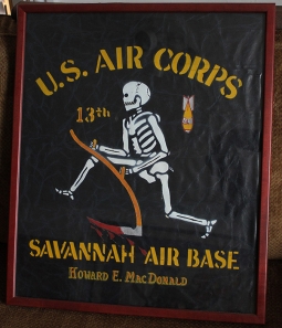 Fabulous Ca. 1941 US Air Corps 13th Bomb Squadron Large Painted Squadron Insignia