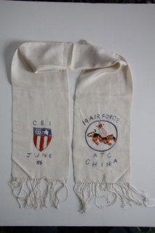 WWII CBI 14th AF Chinese Made Silk Scarf<p> NO LONGER AVAILABLE