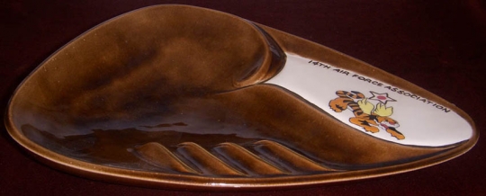 Cool 1960's 14th Air Force Ashtray Made from Holland Mold
