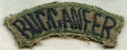 Rare Mid-60's Vietnam War US Army 170th Assault Helicopter Co. Armored Heli. Platoon 'Buccaneer' Tab
