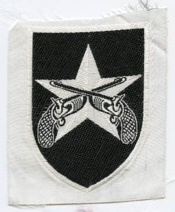 1960's ARVN (Army of the Republic of Viet Nam) Military Police Bevo Weave Patch