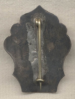 Ca. 1860s-70s Handmade Silver Peabody, Massachusetts Hook & Ladder #1 Badge