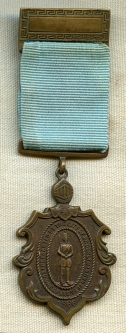 Scarce 1866 Civil War Service Medal from the City of Brooklyn, New York for an Army Recipient