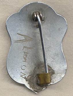 1880s-90s Pawtucket, Rhode Island Fire Badge