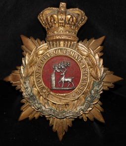 Rare 1880's The Berkshire Regiment Officer's Shako Helmet Plate