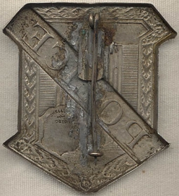 1890s Leominster, Massachusetts Police #74 Badge