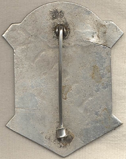 1890s Milford, Massachusetts Police #9 Radiator-Style Badge