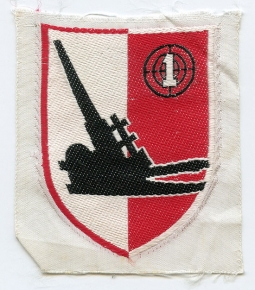 1960's ARVN 1st Field Artillery Regiment Bevo Weave Patch