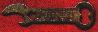 Circa 1910 Caswell Advertising Bottle Opener from Portsmouth, New Hampshire