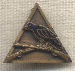 1919 Dupont Crow Shoot Lapel Pin by Bailey, Banks & Biddle