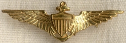 Late 1920s-Early 1930s US Navy Pilot Hat Wing by Robbins