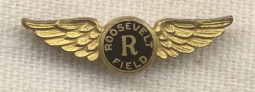 1920s-1930s Roosevelt Field, New York Wing in Pinback