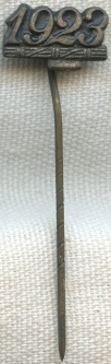 Scarce Pin for Italian PNF Partito Nazionale Fascista National Fascist Party Member Since 1923