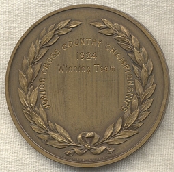 1924 Royal Air Force Cross Country Championship Team Medal