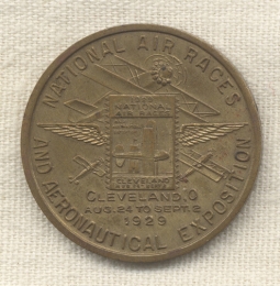 1929 National Air Races at Cleveland Souvenir Token