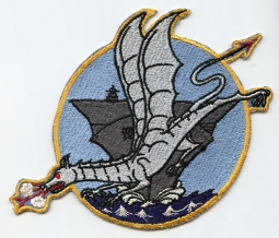 Rare Korean War USN VF-192 'Flying Dragons' Jacket Patch