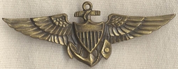 Mid- to Late 1930s Variant USN Pilot Wing