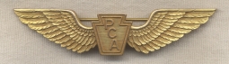 Circa 1930 Pennsylvania Central Airlines (PCA) Pilot Wing