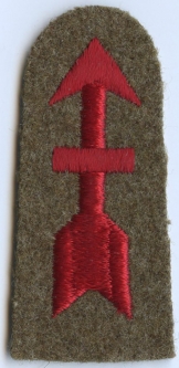 1930s US Army Shoulder Patch for 32nd Division aka "Red Arrow Division"