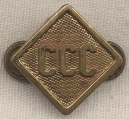1930s Civilian Conservation Corps (CCC) Collar Insignia