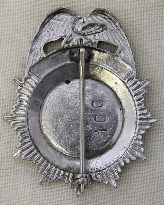 Great 1930's - WWII Portsmouth (NH) Navy Yard Police Breast Badge