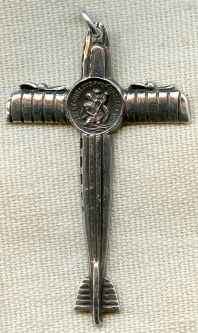 Wonderful Ca. 1930 'China Clipper' Seaplane St. Christopher Medal