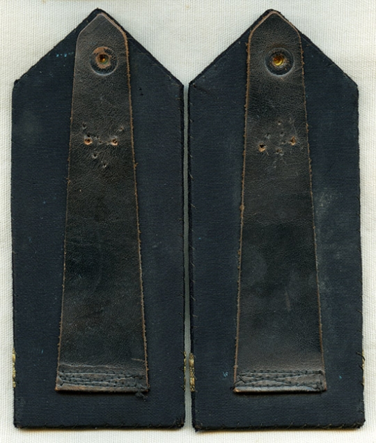 Scarce 1930's - WWII US Coast Guard Chief Boatswain (Chief Warrant Officer) Shoulder Boards